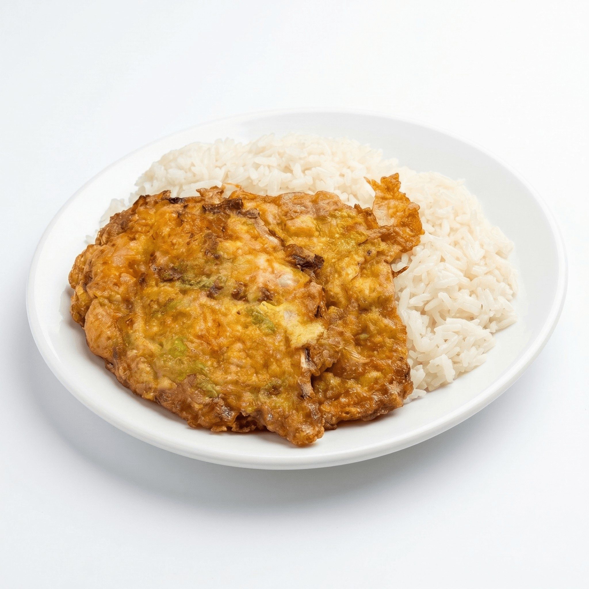 Beef Egg Foo Young.