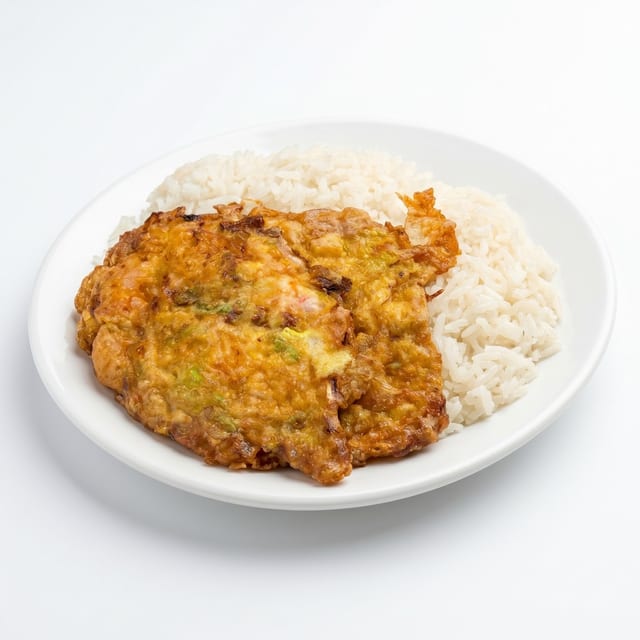 L. Shrimp Egg Foo Young.