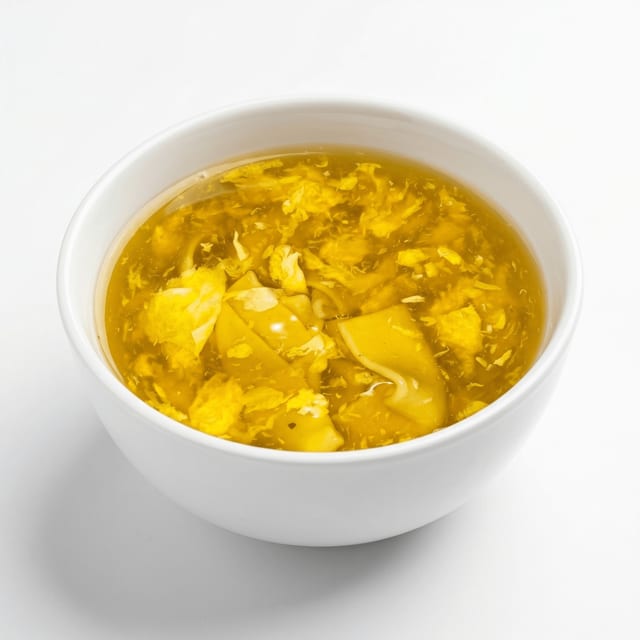 Wonton Egg Drop Soup.