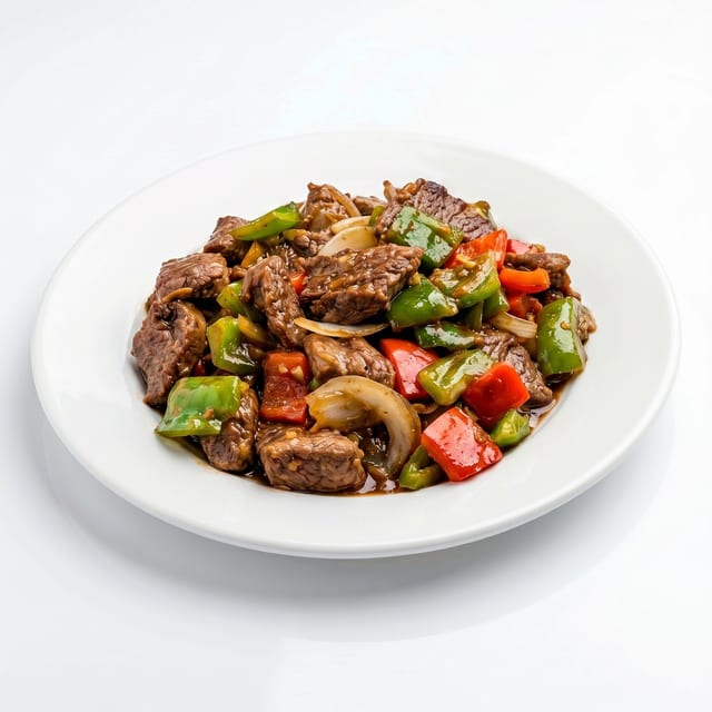 Pepper Steak with Onion.