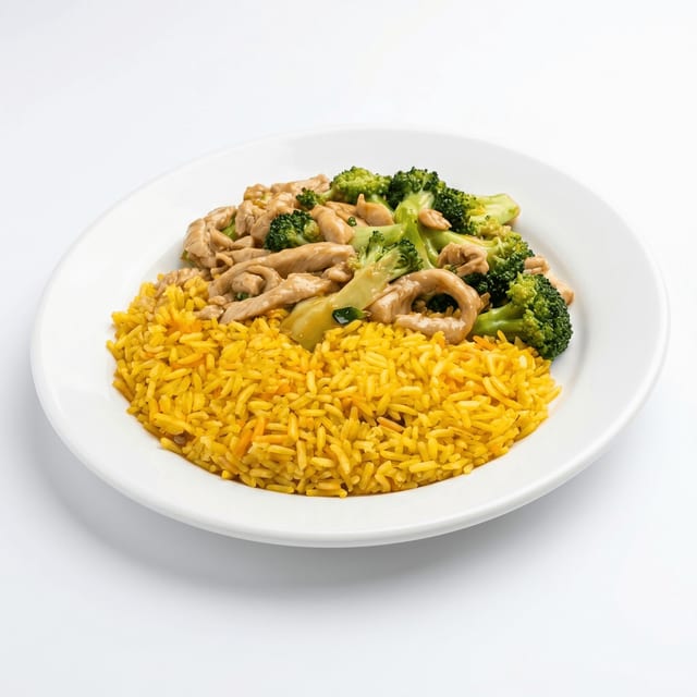 C. Chicken with Broccoli Plate.