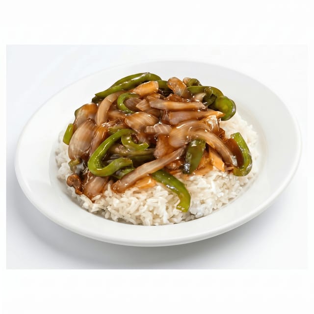C. Pepper Steak with Onion Plate.