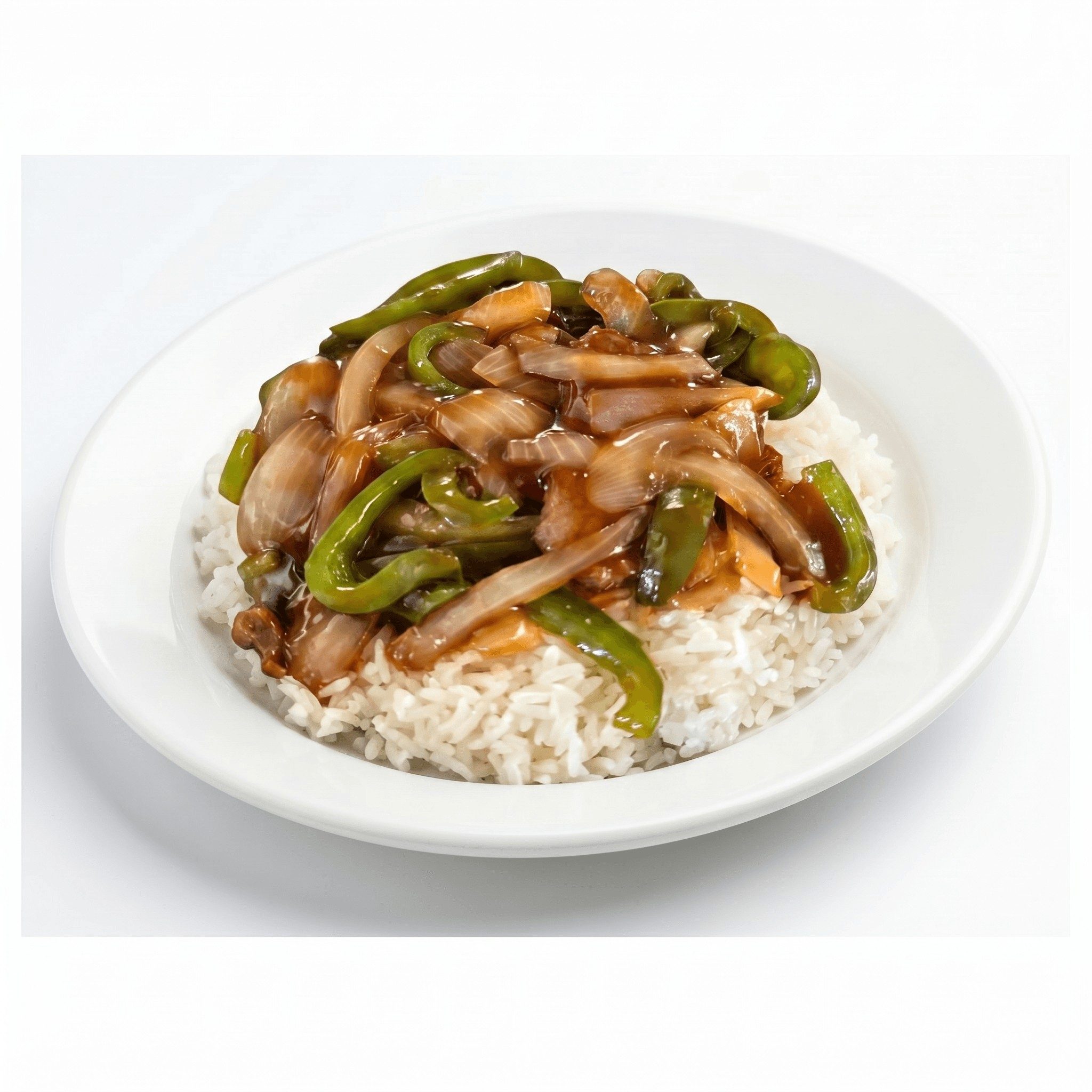 Pepper Steak with Onion.